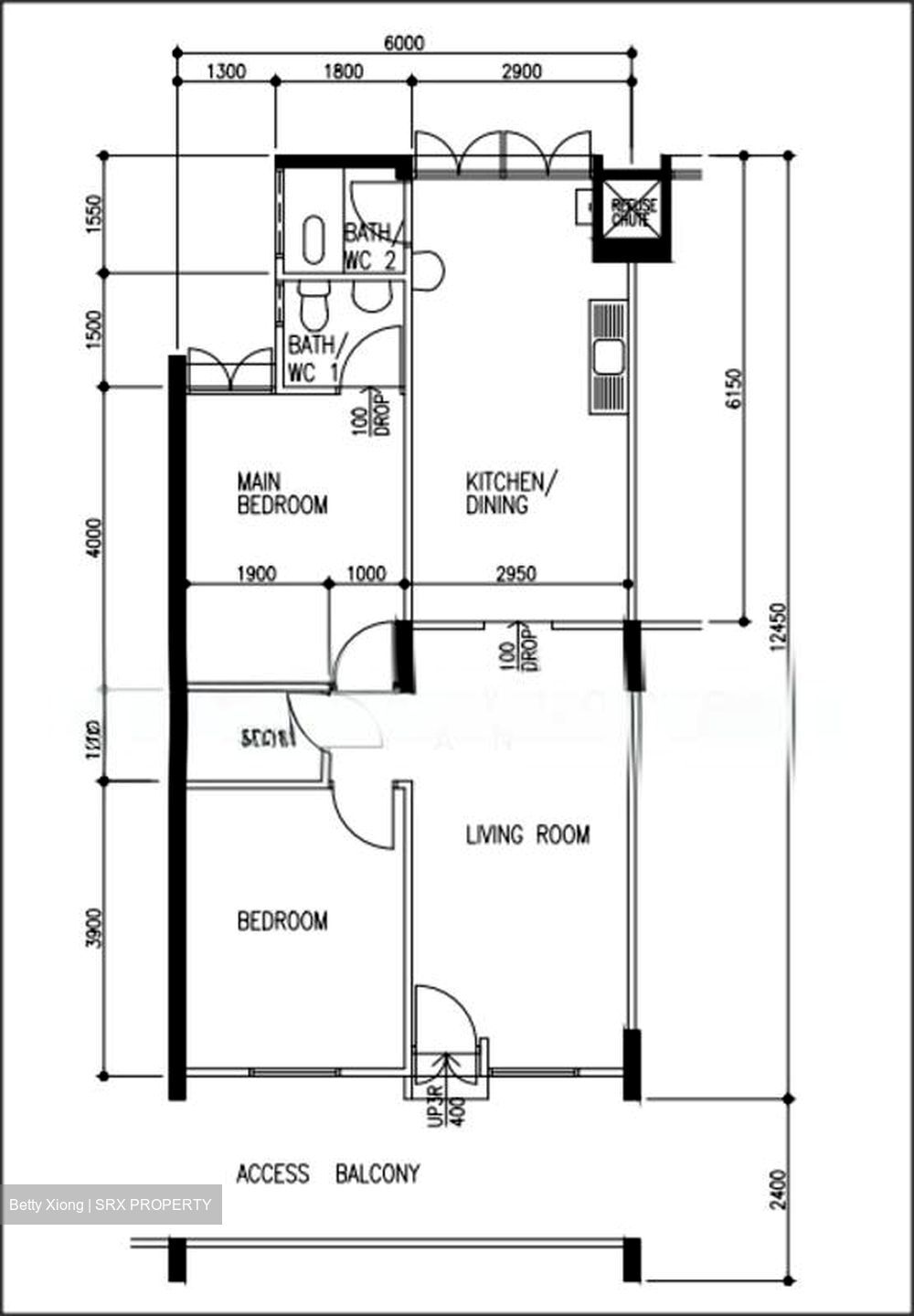 Blk 214 Bedok Town Centre (Bedok), HDB 3 Rooms #571394931